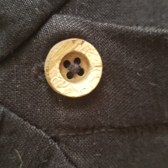 Anthropologie Maeve Twist Front Black Mini Dress Size Small Petite - Picture 4 of 16